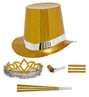 Holographic Gold Las Vegas Party Kit
