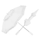 White Belle Epoque Umbrella Ø 72Cm