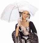 White Lace Parasol Ø 83 Cm