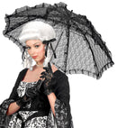 Black Lace Parasol Ø 83 Cm