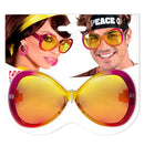 Sugar Babe Glasses Pink/Yellow Frame