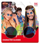 Character Glasses With Blue Lenses