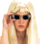 Snake Glasses With Cat Eye Lenses - 6 Colors Ass.