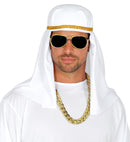 Arab Sheik  Headdress, Necklace, Glasses 