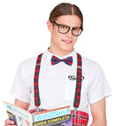 Nerd  Braces, Bow Tie, Glasses 