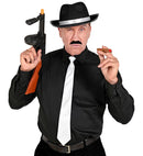 The Roaring 20S Fashion  Hat, Tie, Moustache, Cigar 