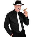 The Roaring 20S Fashion  Hat, Tie, Moustache, Cigar 