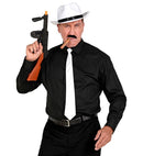 The Roaring 20S Fashion  Hat, Tie, Moustache, Cigar 