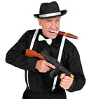 Gangster  Hat, Braces, Bow Tie, Cigar 