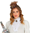 Suede Look Steampunk Mini Top Hat