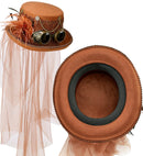 Top Hat Steampunk Felt 14 Cm