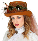 Top Hat Steampunk Felt 14 Cm