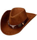 Suede Look Dallas Cowboy Hat