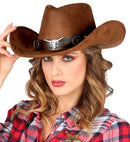 Suede Look Dallas Cowboy Hat