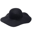 Felt Black Floppy Hat Suitable For Customization With Various Decorations
