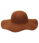 Felt Brown Floppy Hat Suitable For Customization With Various Decorations