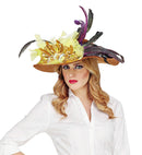 Felt Brown Floppy Hat Suitable For Customization With Various Decorations