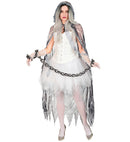 Ghostly Spirit  Hooded Cape  - 145 Cm