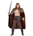 Warrior  Cape With Fur Tippet  - 125 Cm