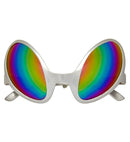 Space Alien Glasses With Holographic Lenses