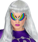 Space Alien Glasses With Holographic Lenses