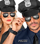 Police Glasses With Mirror Lenses