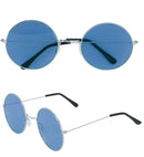 Xl Hippie Glasses With Blue Lenses Diam. 6 Cm