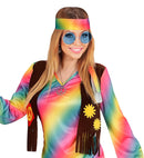 Xl Hippie Glasses With Blue Lenses Diam. 6 Cm