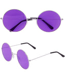 Xl Hippie Glasses With Purple Lenses Diam. 6 Cm
