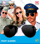 Pilot Glasses With Smoke Lenses