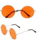 Xl Hippie Glasses With Orange Lenses Diam. 6 Cm