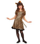 Leopard  Dress With Tail, Ears 
