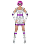 Space Girl  Dress, Fingerless Gloves, Boot Covers 