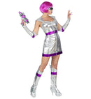 Space Girl  Dress, Fingerless Gloves, Boot Covers 