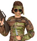 Dagger With Camouflage Scabbard - 28 Cm