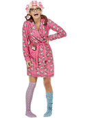 Crazy Cat Lover Lady Costume Pink Gown 2