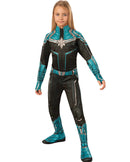 Captain Marvel Girls Kree Suit Costume Superhero