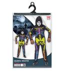 Colorful Skeleton  Hooded Overalls 