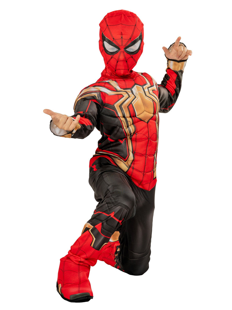 Spider Man Costume No Way Home Kids Iron-spider