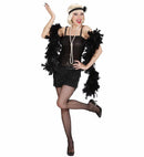 Flapper  Dress, Headband With Feather 