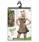 Leopard  Dress With Tail, Bow Tie, Ears 