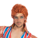 70s Rock Legend David Bowie Ginger Wig Orange Hair 1