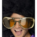 70s Rock Specs Giant Adult Gold 11 Inches 1