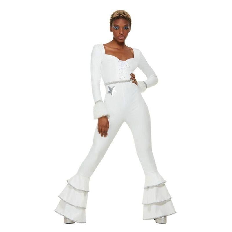 70s Deluxe Glam Costume White_1 sm-70004M