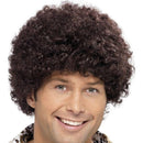 70s Disco Dude Wig Adult Brown_1 sm-42015