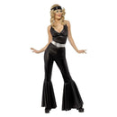 70s Diva Costume Adult Black Silver_3 
