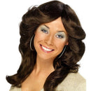 70s Flick Wig Adult Brown_1 sm-42252