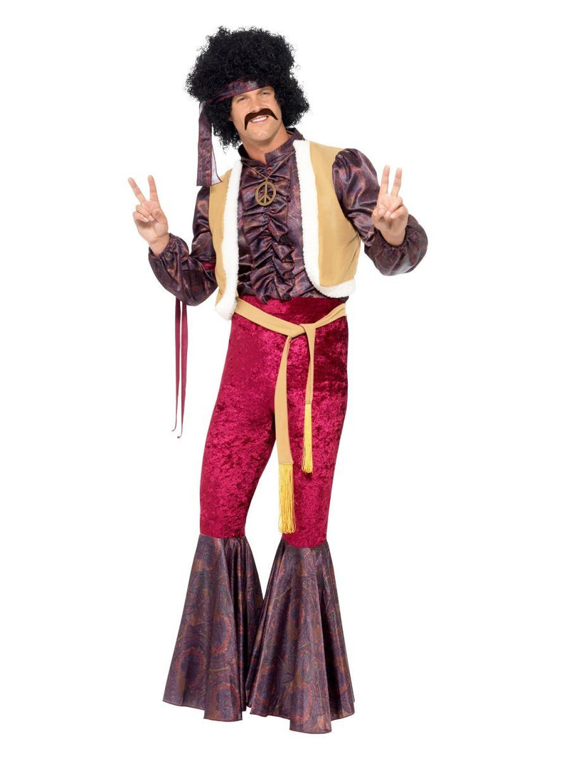 70s Psychedelic Rocker Costume Adult Purple