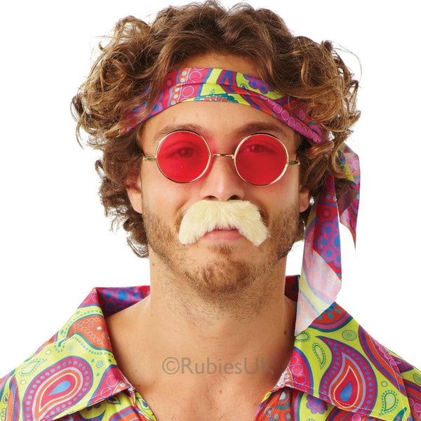 70s Mens Tash Blonde