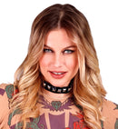 Studded Choker Leatherlook